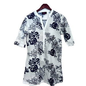 For cynthia Embroidered Cotton Tunic Women's Size small Beach wear